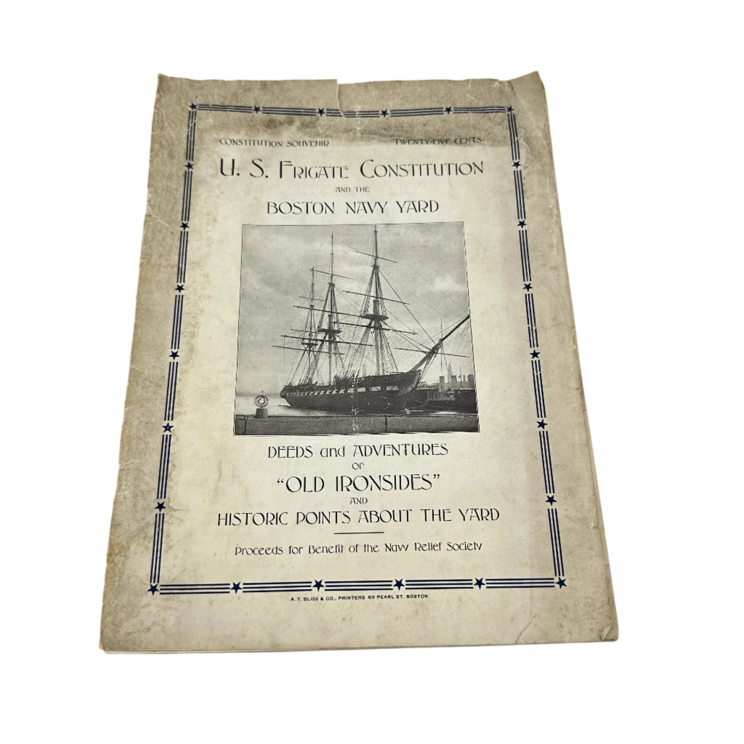 Four pamphlets about USS Constitution and the US Navy — Appear to be from the early 1900s