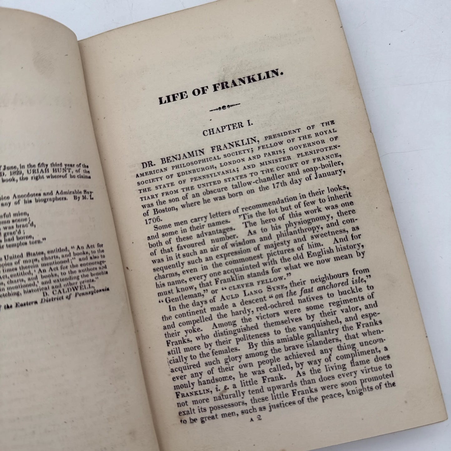 "Life of Franklin" by Mason Locke Weems — 1873