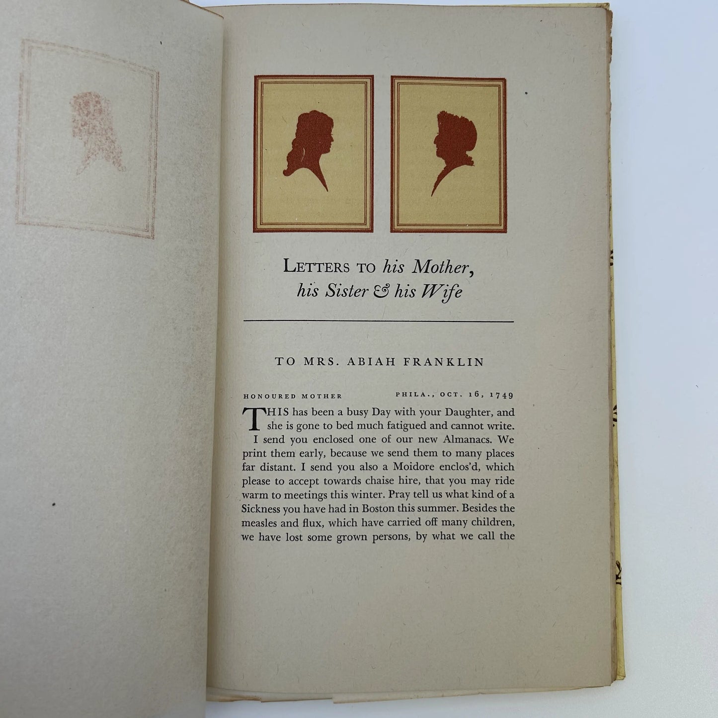 "Dr. Benj. Franklin and the Ladies: Being Various Letters, Essays, Bagatelles, & Satires to & About the Fair Sex" — Two available