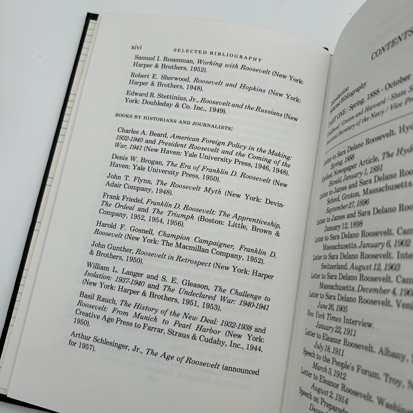 "Franklin D. Roosevelt: Selected Speeches, Messages, Press Conference, and Letters" Edited by Basil Rauch — Leather-bound, gilt-edged Easton Press edition