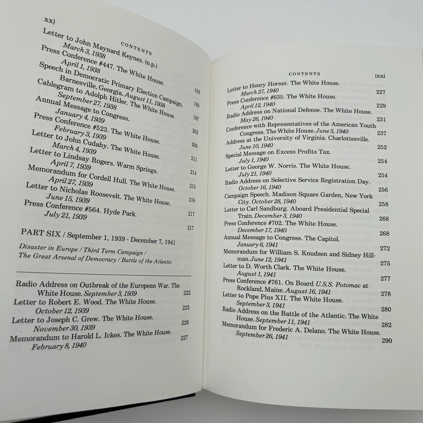"Franklin D. Roosevelt: Selected Speeches, Messages, Press Conference, and Letters" Edited by Basil Rauch — Leather-bound, gilt-edged Easton Press edition