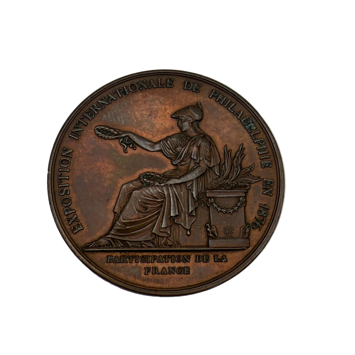 French Medal for the 1876 Centennial Exposition in Philadelphia