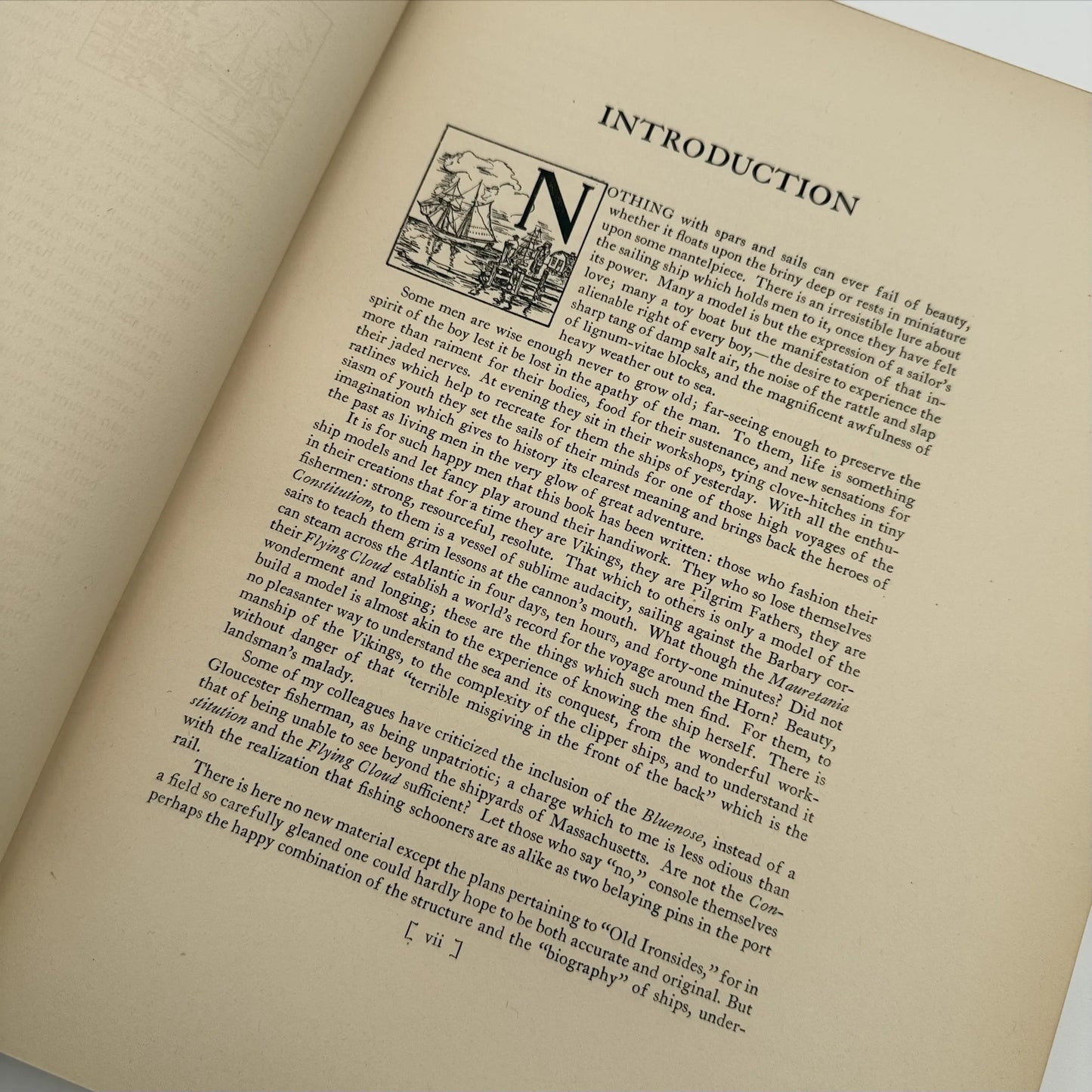 "The Frigate Constitution And Other Historic Ships" — No. 23 of 97 copies —  With wood from USS Constitution