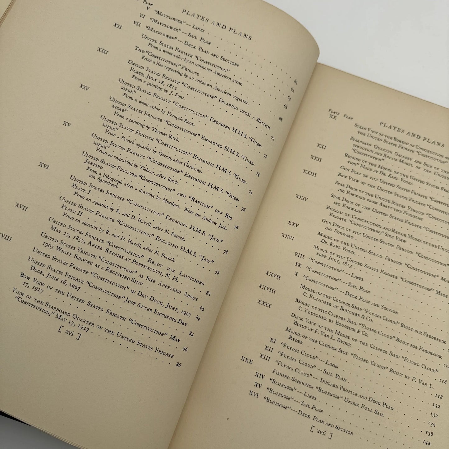 "The Frigate Constitution And Other Historic Ships" — No. 23 of 97 copies —  With wood from USS Constitution
