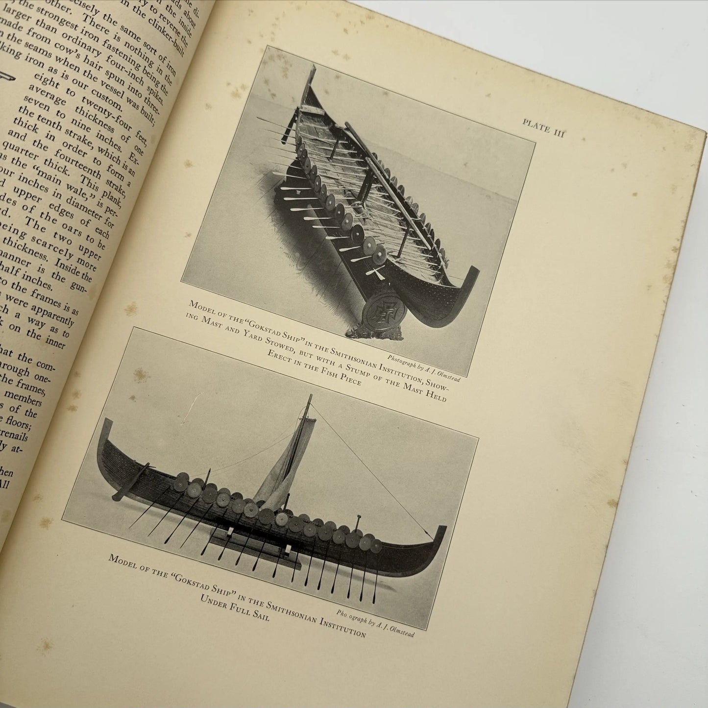 "The Frigate Constitution And Other Historic Ships" — No. 23 of 97 copies —  With wood from USS Constitution