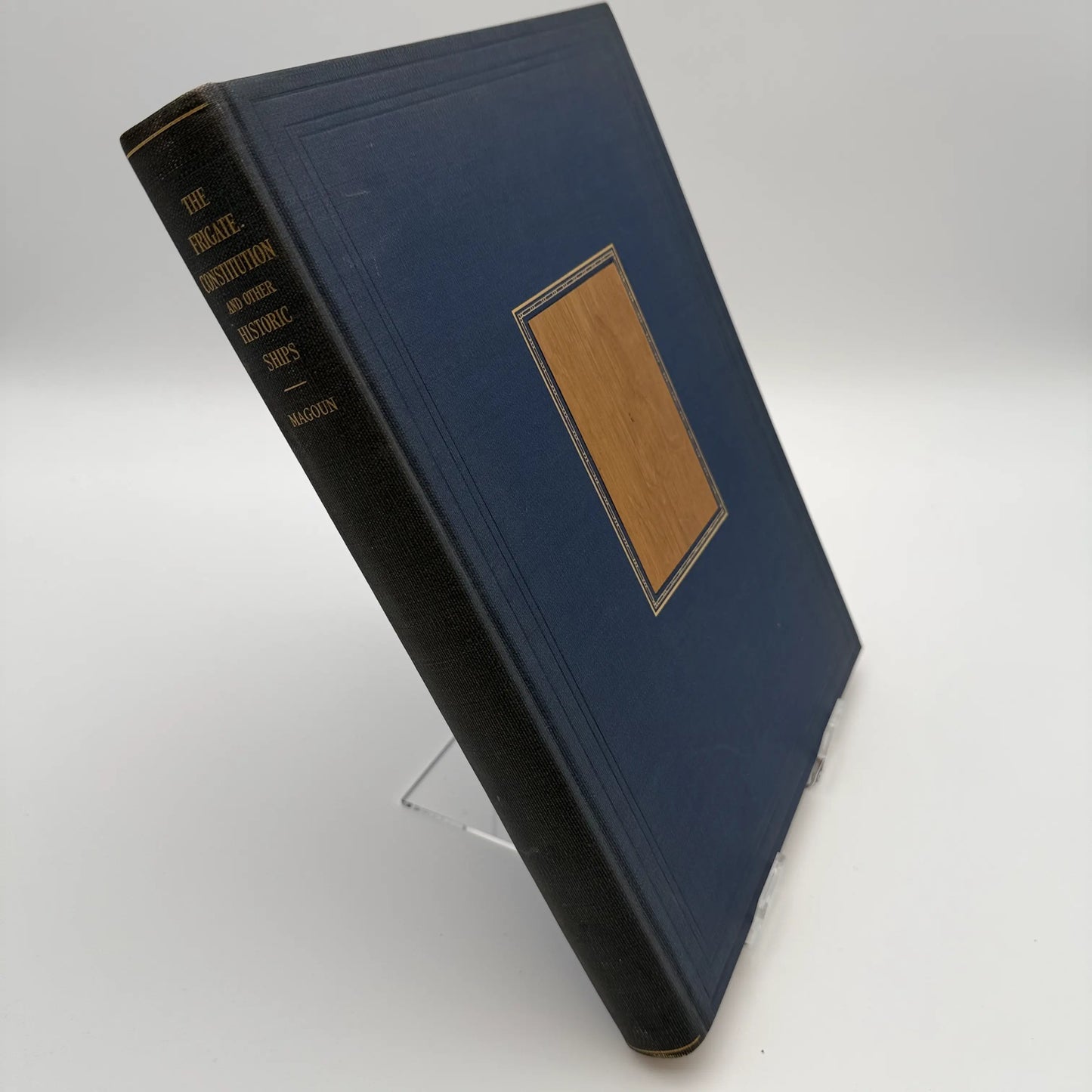 "The Frigate Constitution And Other Historic Ships" — No. 23 of 97 copies —  With wood from USS Constitution