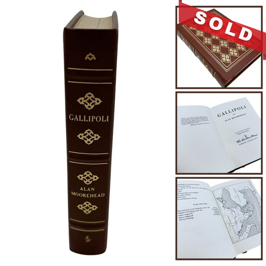 "Gallipoli" — Alan Moorehead — Leather-bound, gilt-edged Easton Press edition