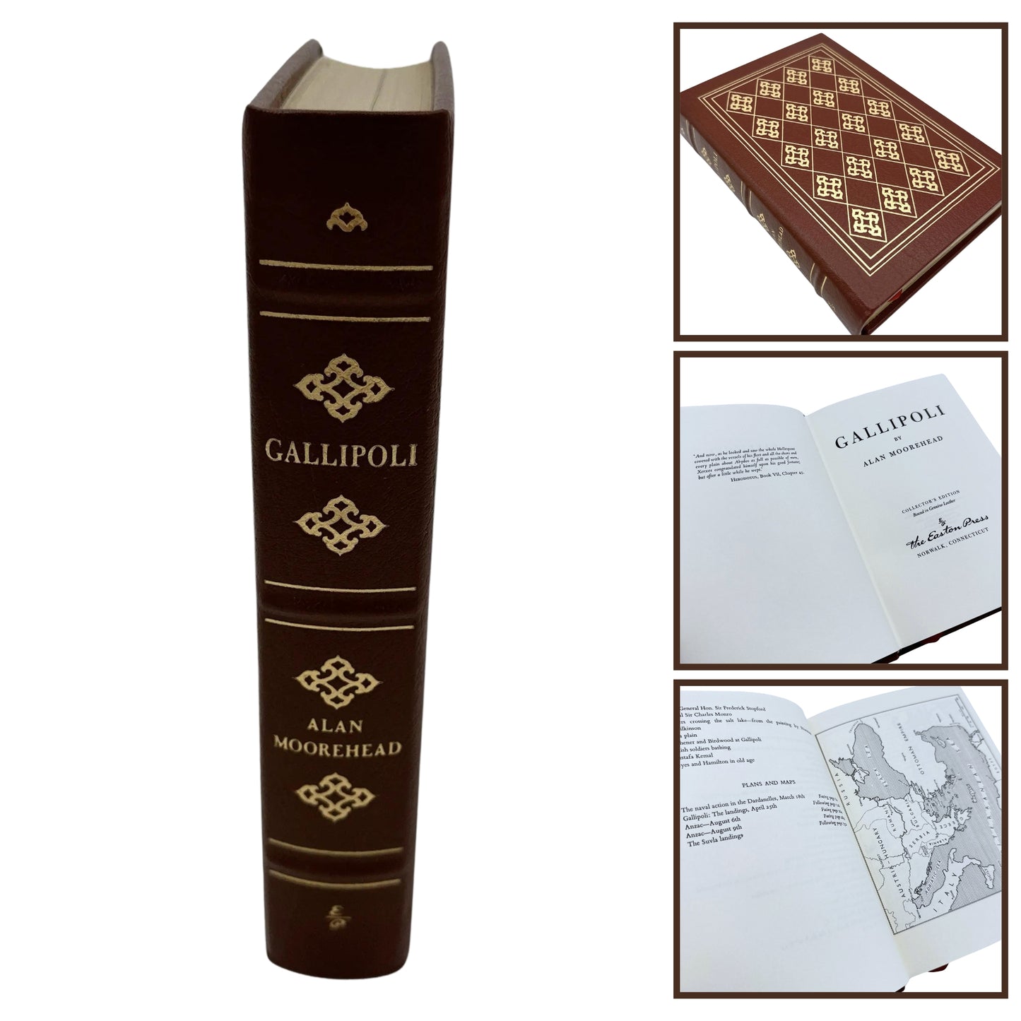 "Gallipoli" — Alan Moorehead — Leather-bound, gilt-edged Easton Press edition