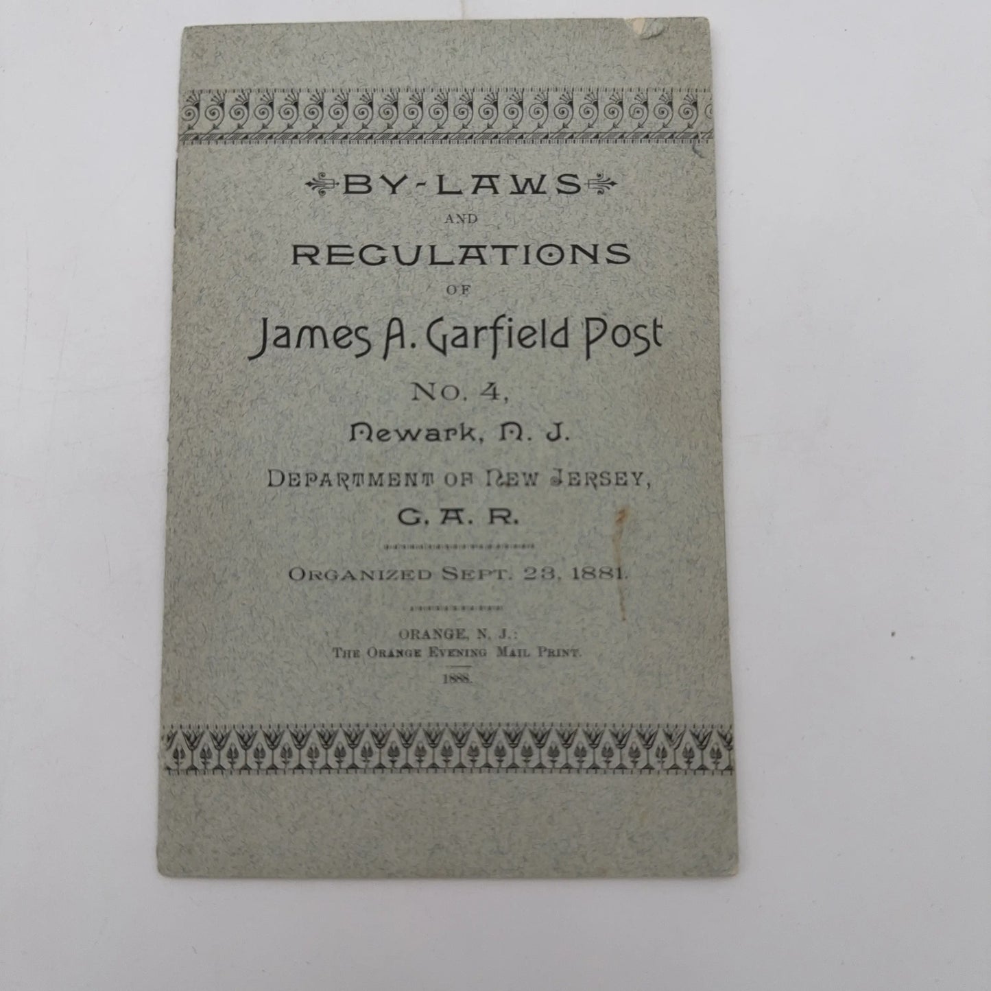 Civil War G.A.R. Reunion, Encampment, and Dinner Publications, along with some rosters