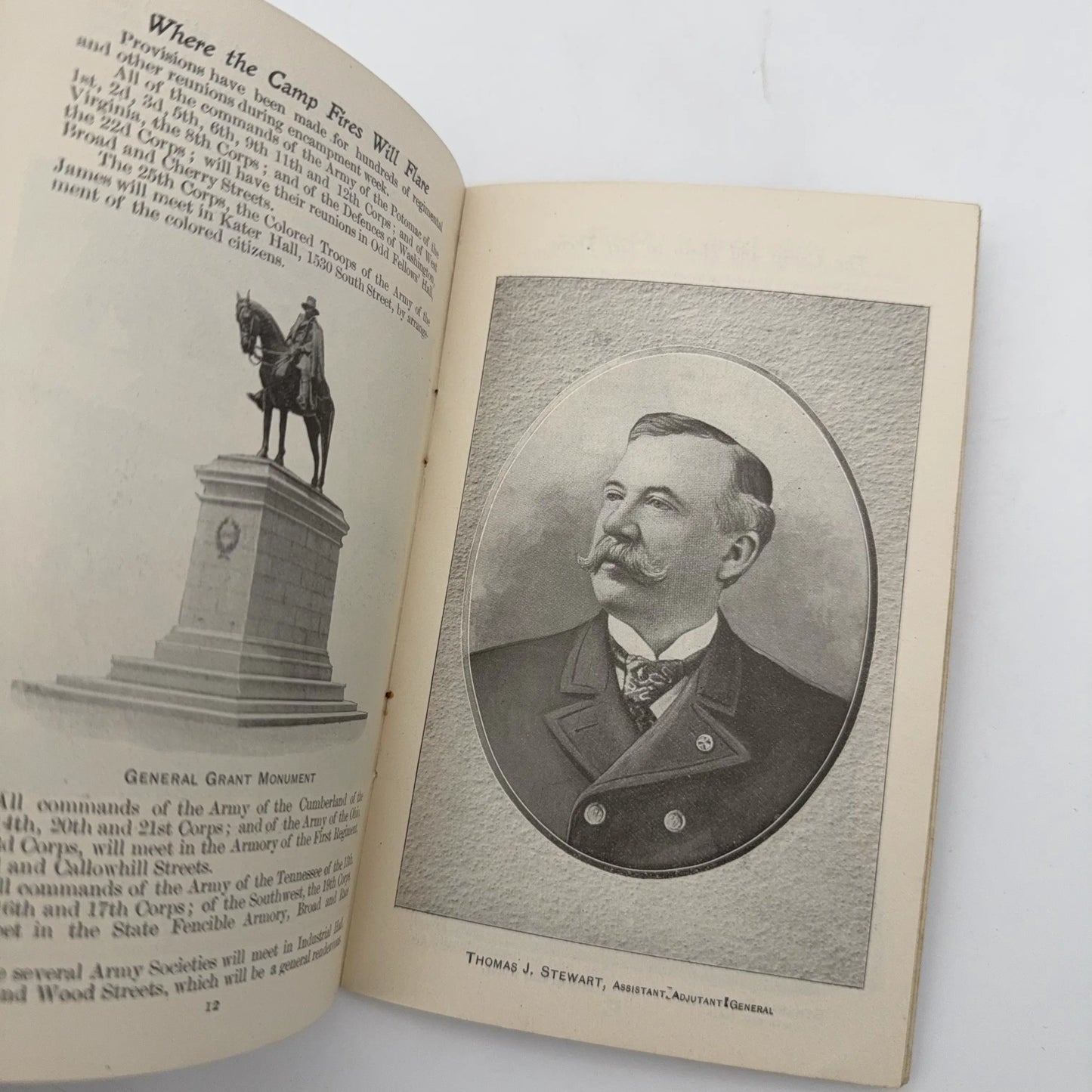 Civil War G.A.R. Reunion, Encampment, and Dinner Publications, along with some rosters