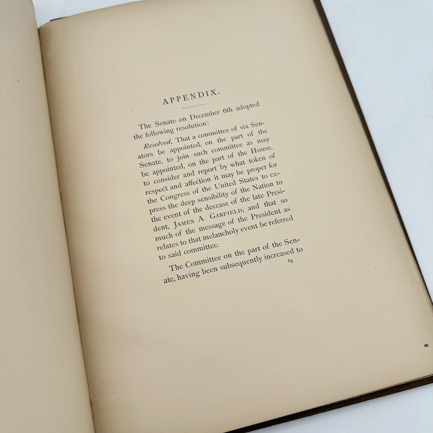 Memorial Address Life and Character of James A. Garfield by James G. Blaine — 1882