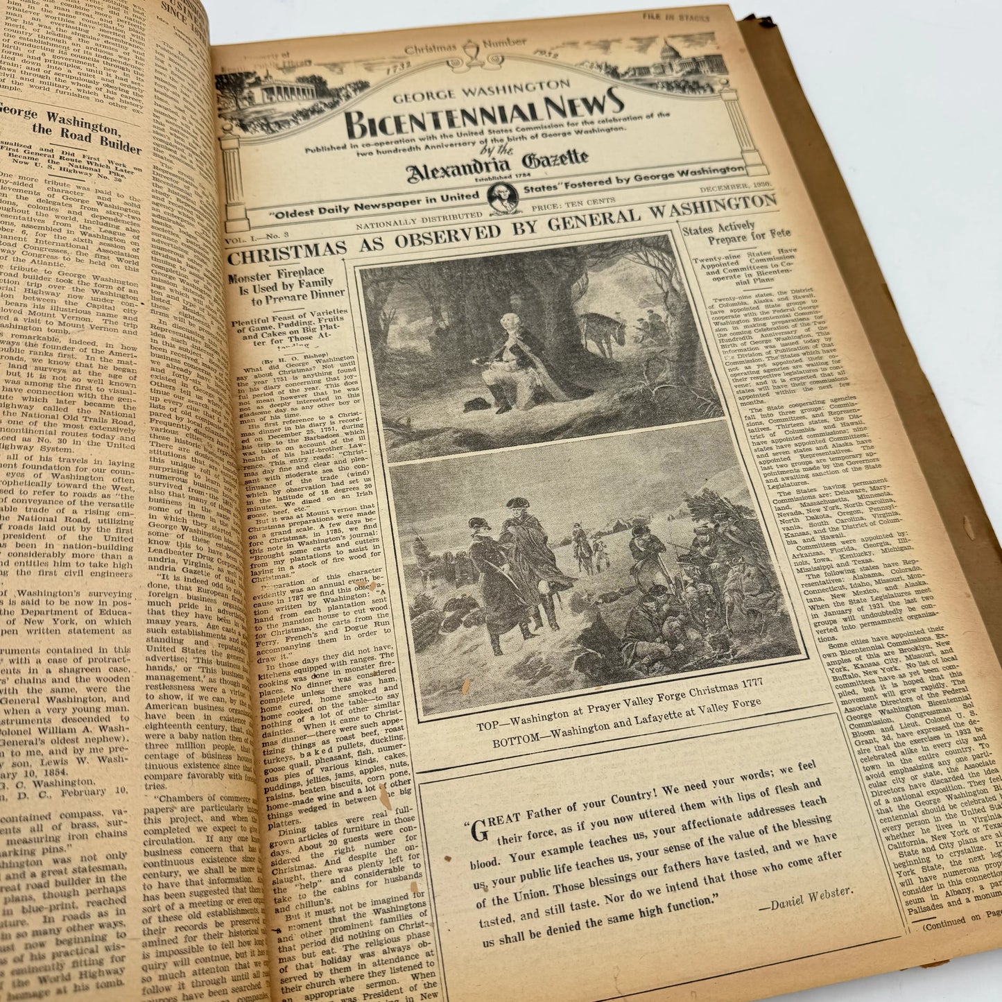 George Washington Bicentennial News by the Alexandria Gazette — Vols. 1 and 2 — 1930/1931
