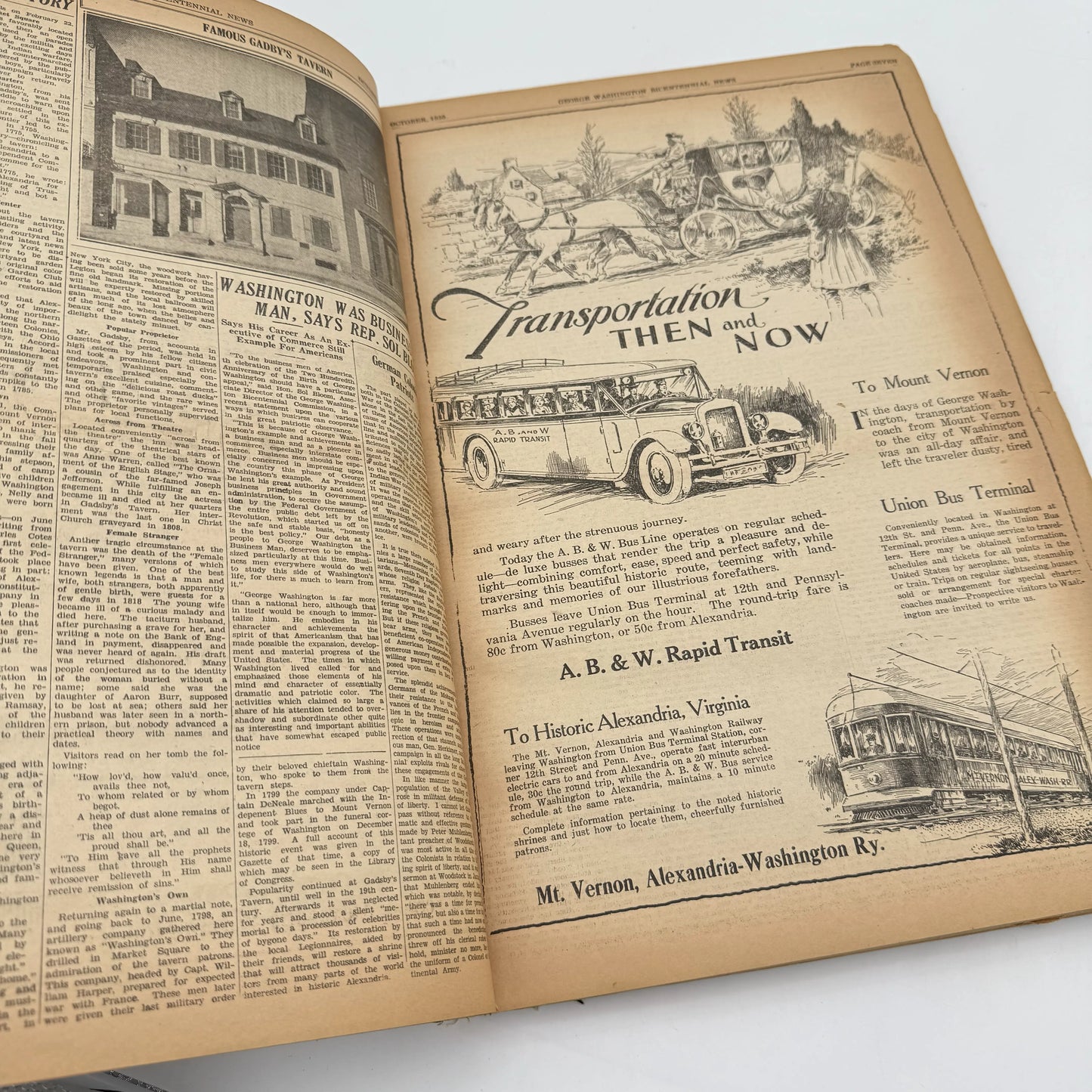 George Washington Bicentennial News by the Alexandria Gazette — Vols. 1 and 2 — 1930/1931