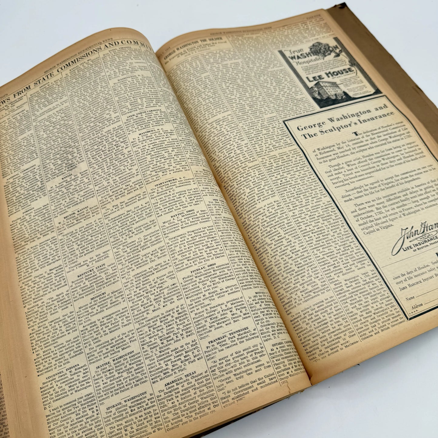 George Washington Bicentennial News by the Alexandria Gazette — Vols. 1 and 2 — 1930/1931