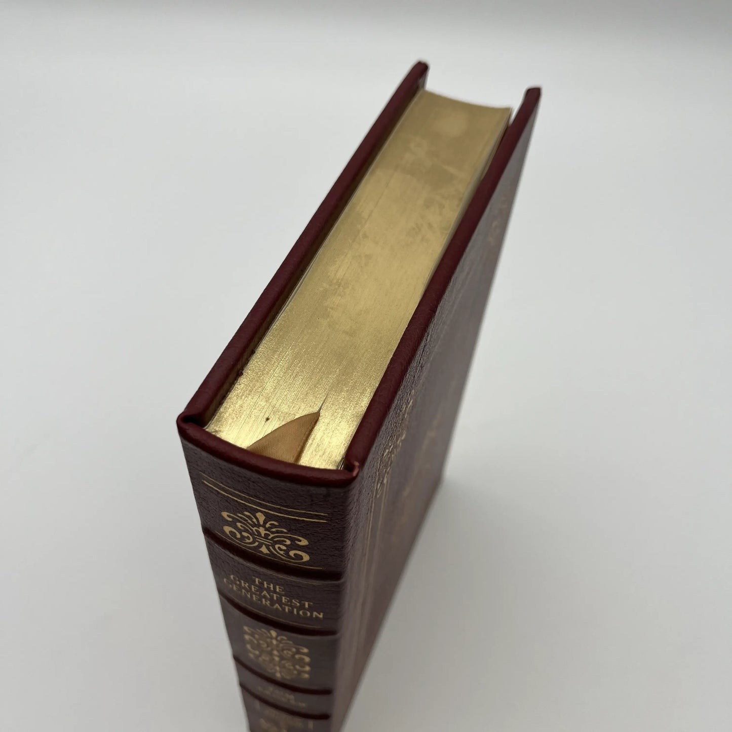"The Greatest Generation" Signed by Tom Brokaw - Leather-bound, gilt-edged Easton Press edition 4