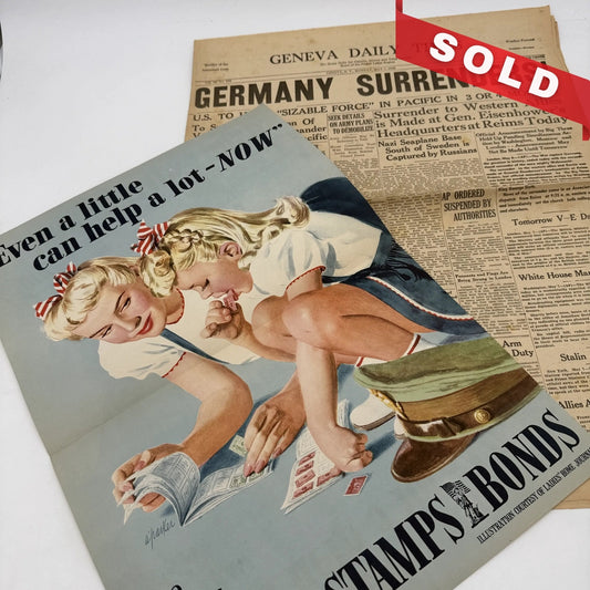 Geneva Daily Times — Germany Surrenders! — May 7, 1945