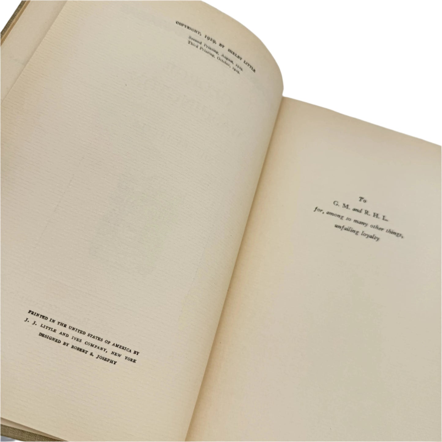 "George Washington" by Shelby Little — Signed and inscribed by the author — 1929