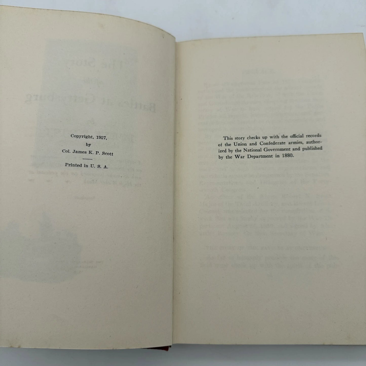 The Story of the Battles at Gettysburg — Volume 1 (Day 1)