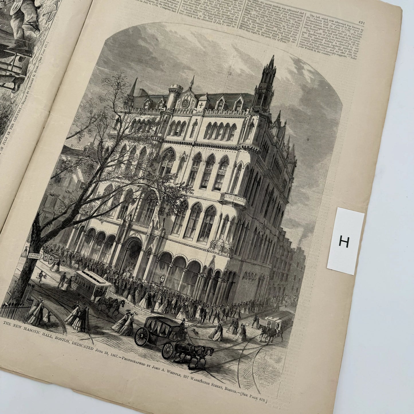 "Gleason's Pictorial Drawing-Room Companion" and "Harper's Weekly, A Journal of Civilization" — 1853 - 1867