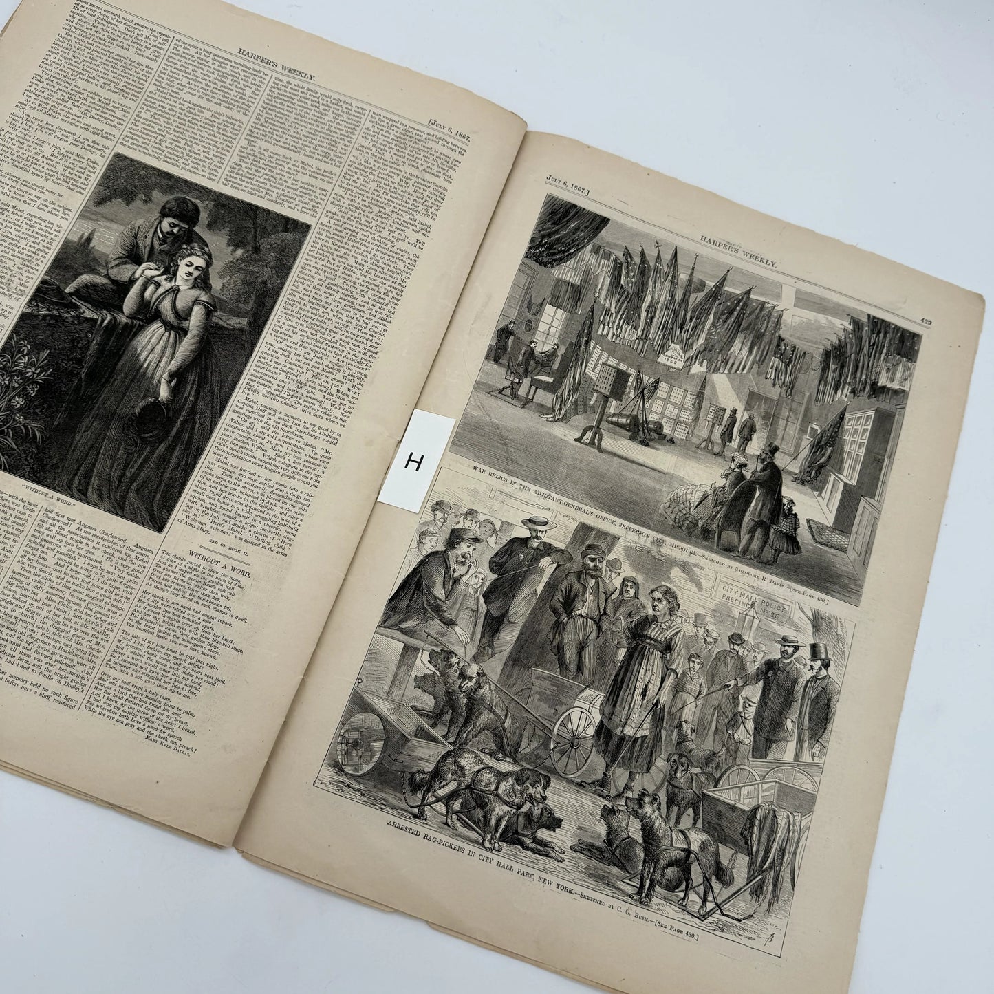 "Gleason's Pictorial Drawing-Room Companion" and "Harper's Weekly, A Journal of Civilization" — 1853 - 1867