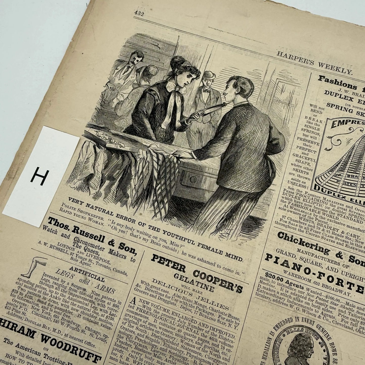 "Gleason's Pictorial Drawing-Room Companion" and "Harper's Weekly, A Journal of Civilization" — 1853 - 1867