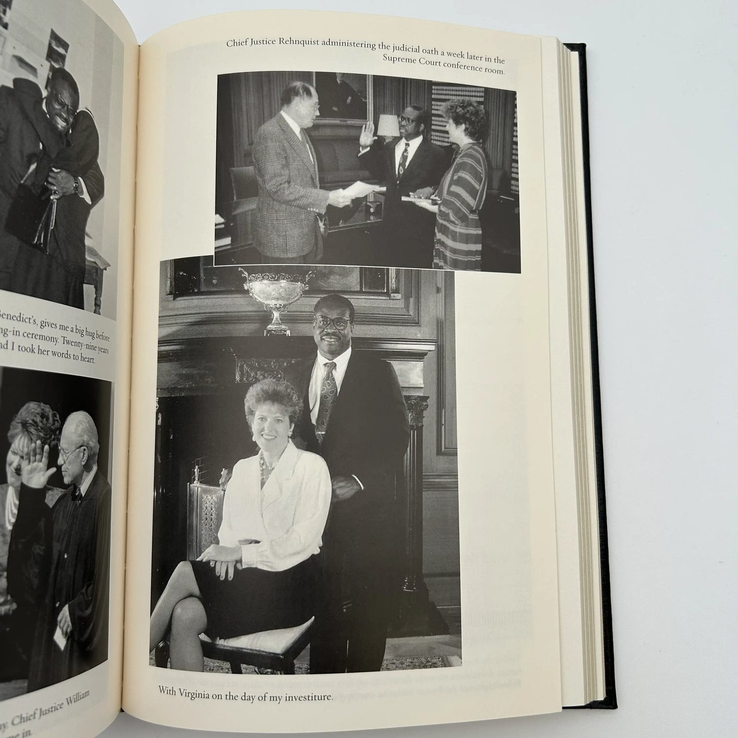 "My Godfather's Son: A Memoir" - Signed by Supreme Court Justice Clarence Thomas - Leather-bound, gilt-edged limited edition