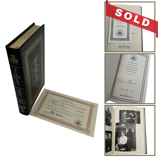 "My Godfather's Son: A Memoir" - Signed by Supreme Court Justice Clarence Thomas - Leather-bound, gilt-edged limited edition