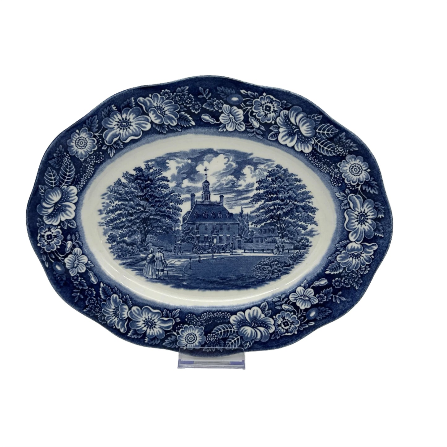 Governor's House - Williamsburg - Liberty Blue China small platter