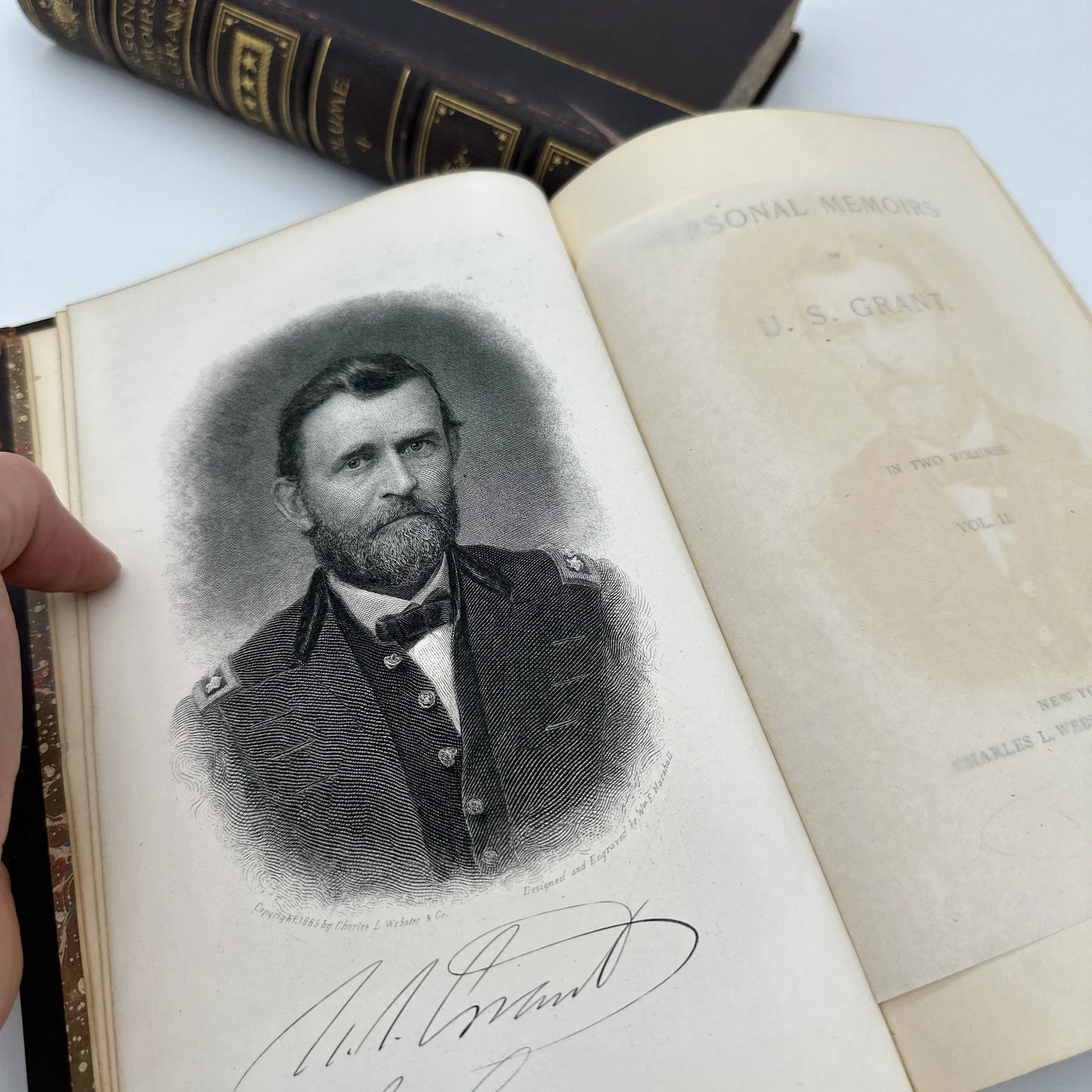 1885-86 Personal Memoirs of U.S. Grant — Two volumes