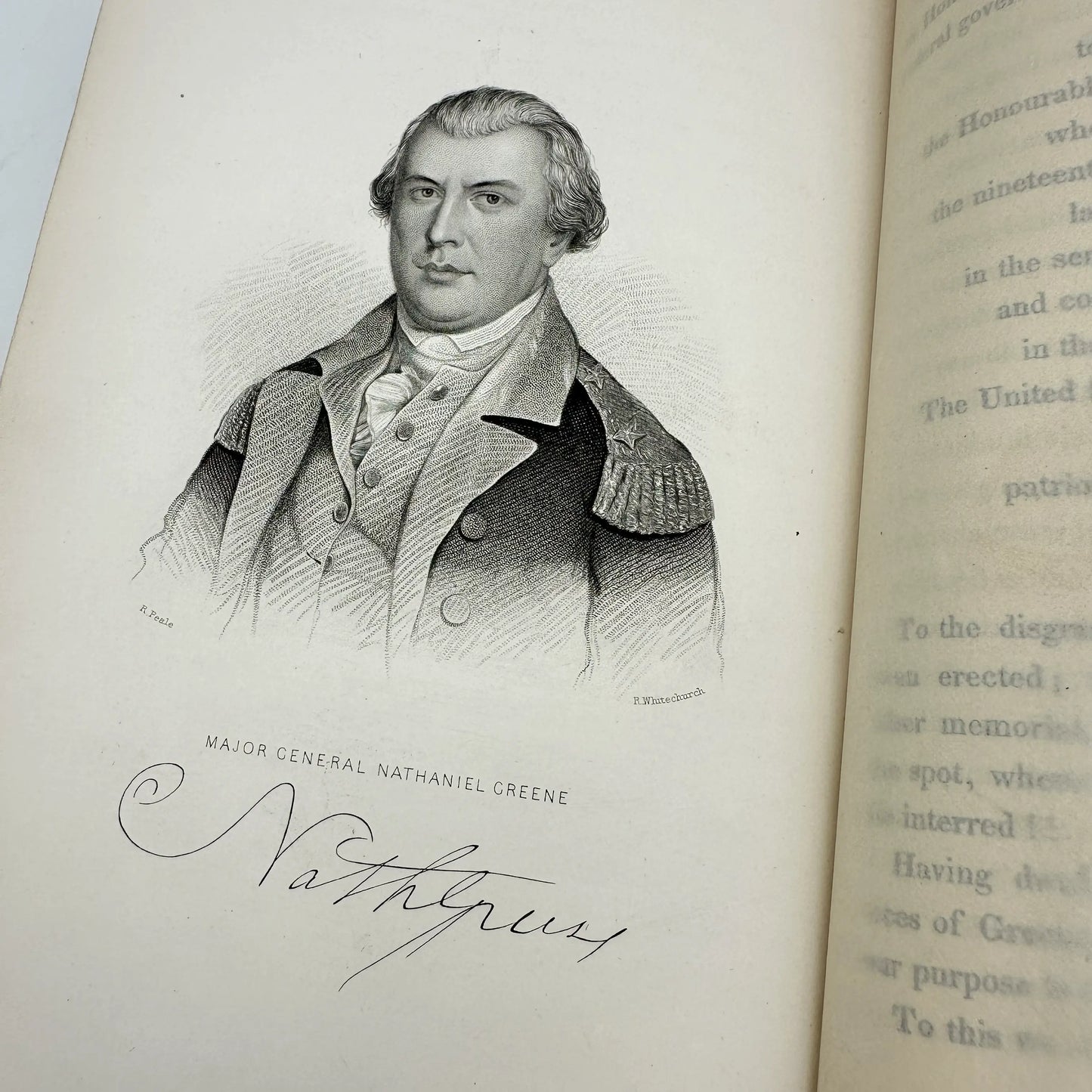 "Memoirs of the Life and Campaigns of the Hon. Nathaniel Greene" - 1819 - With 32 engraved portraits