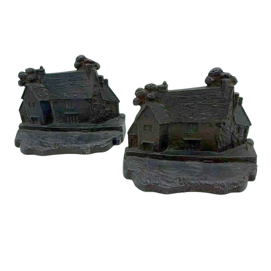 George Washington Ancestral Home Bookends