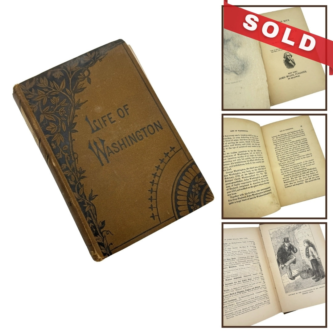 "The American Boy's Life of Washington" by Mrs. Anna M. Hyde — 1882