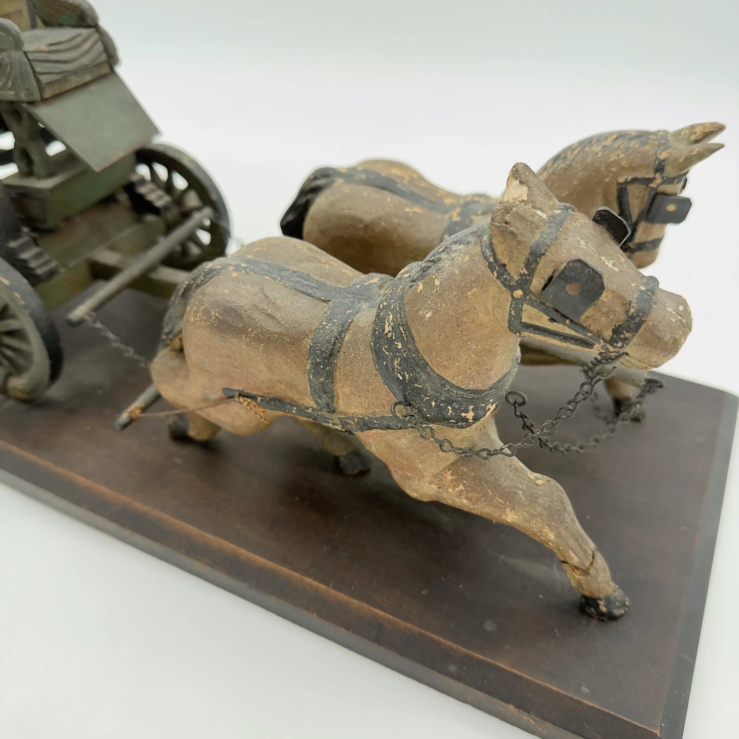 George Washington's Private Carriage And Horses — Miniature Replica