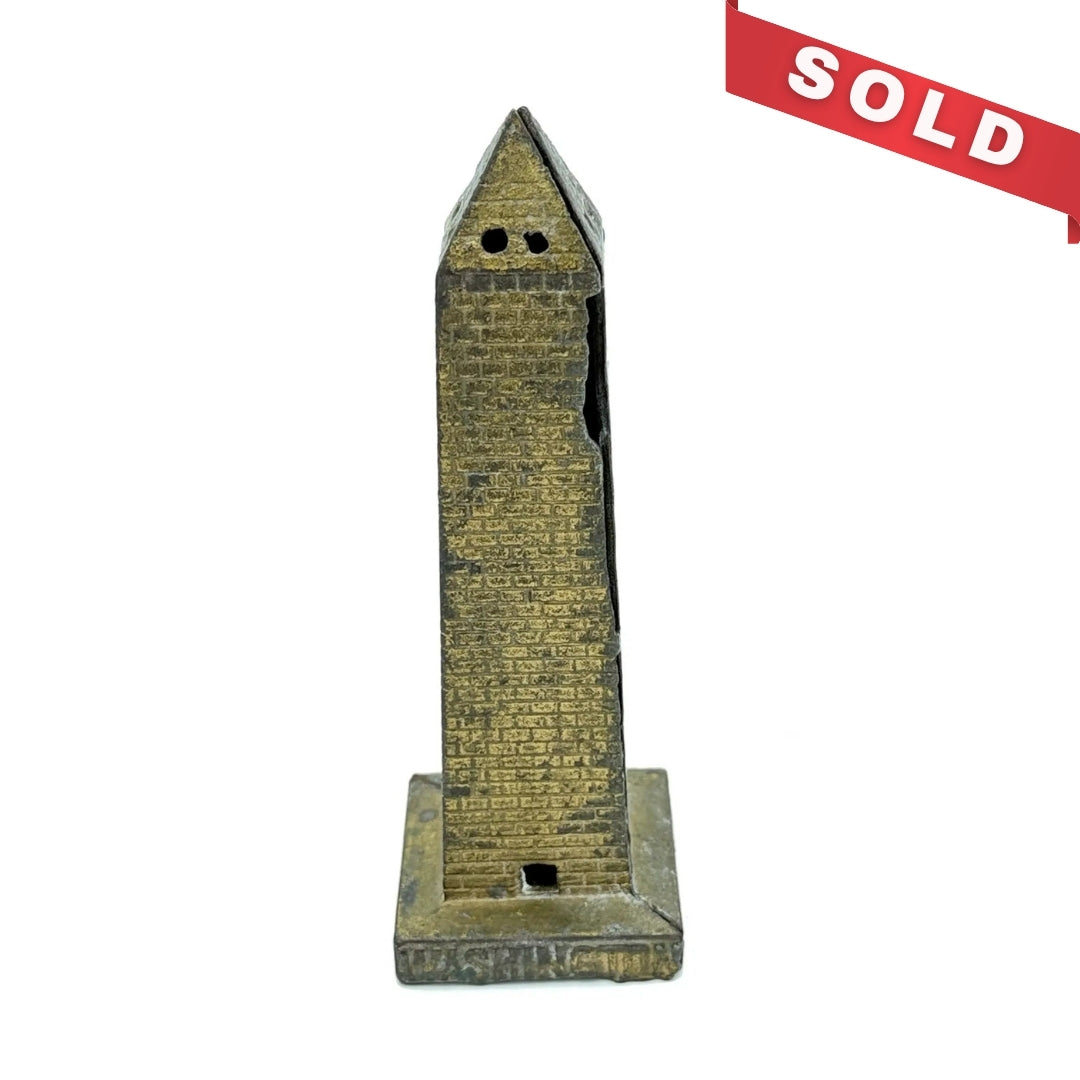 Washington Monument Cast Iron Coin Bank