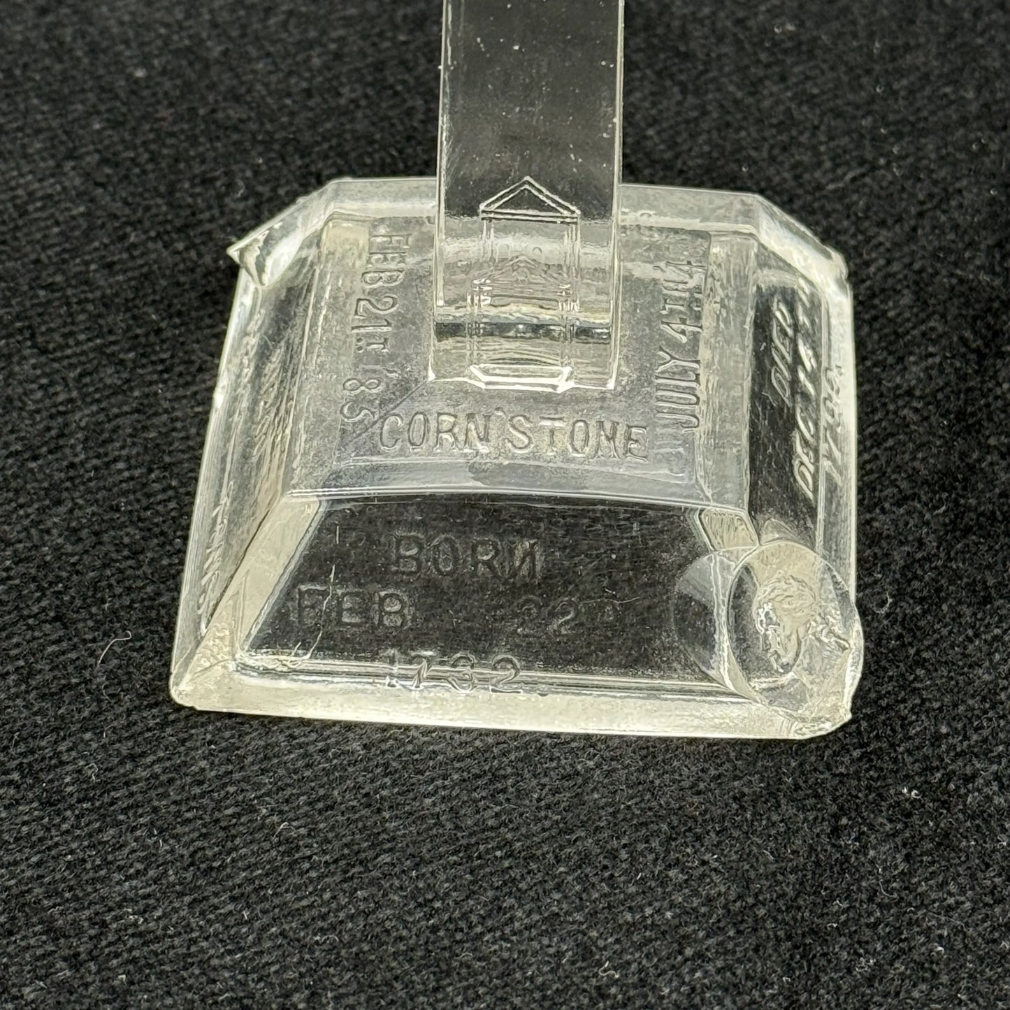 Washington Monument Commemorative Glass Paperweight