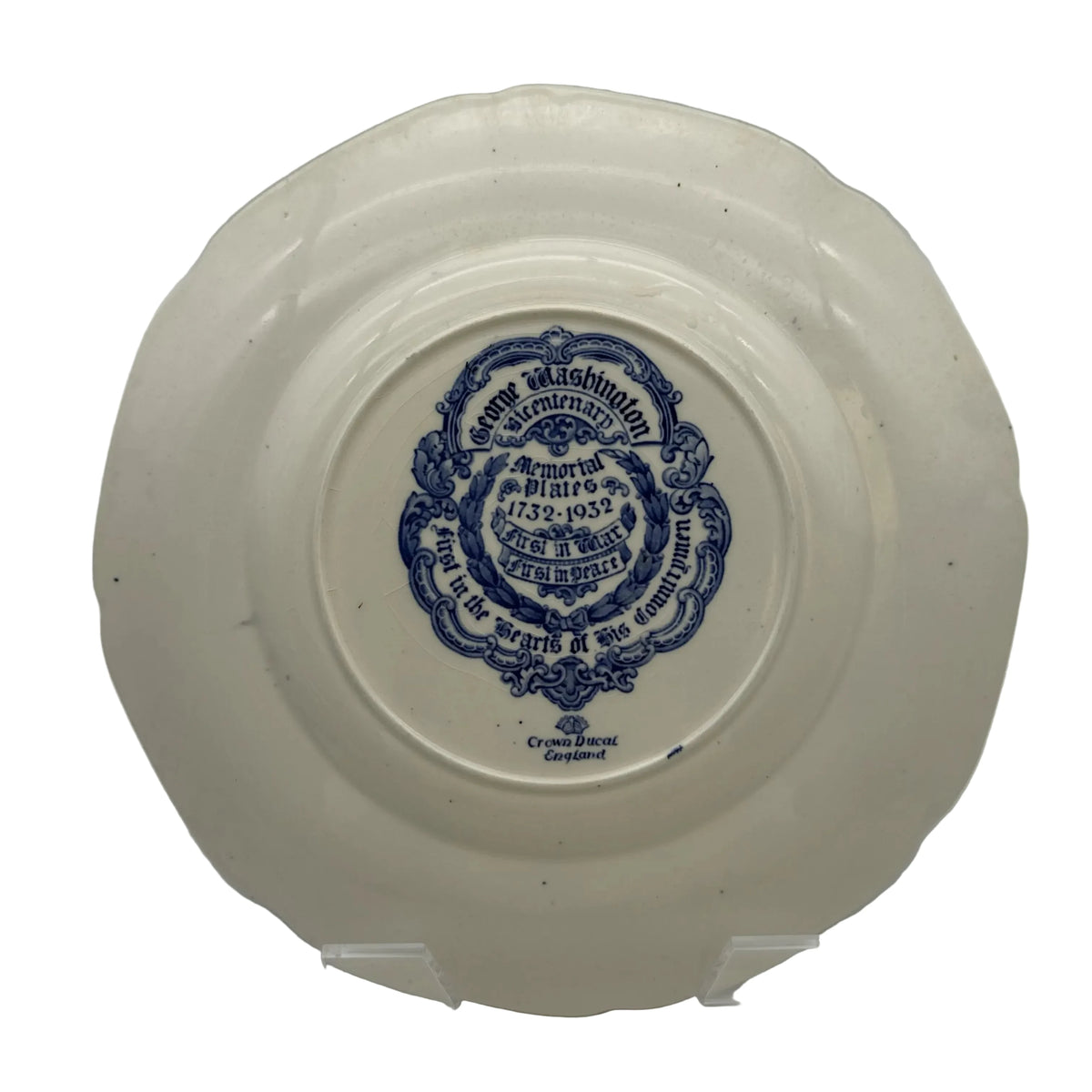 George Washington Bicentenary Plate, “Surrender of Cornwallis,” — 1932