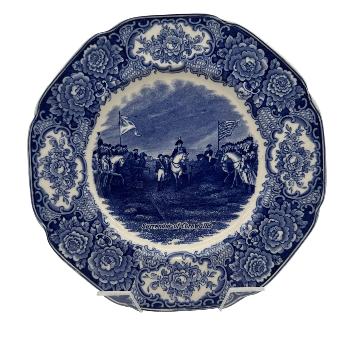 George Washington Bicentenary Plate, “Surrender of Cornwallis,” — 1932