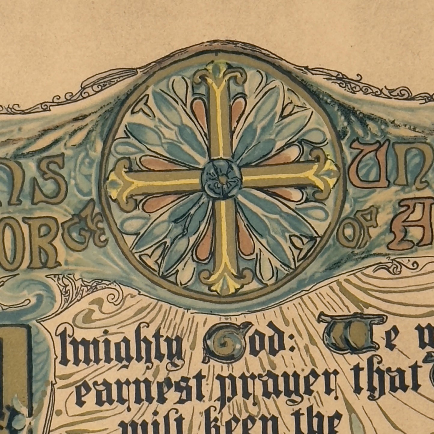 Washington's Prayer for United States of America — Framed