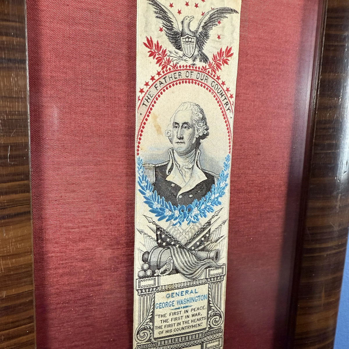 Washington Bookmarks George Washington Silk Bookmark – The History List