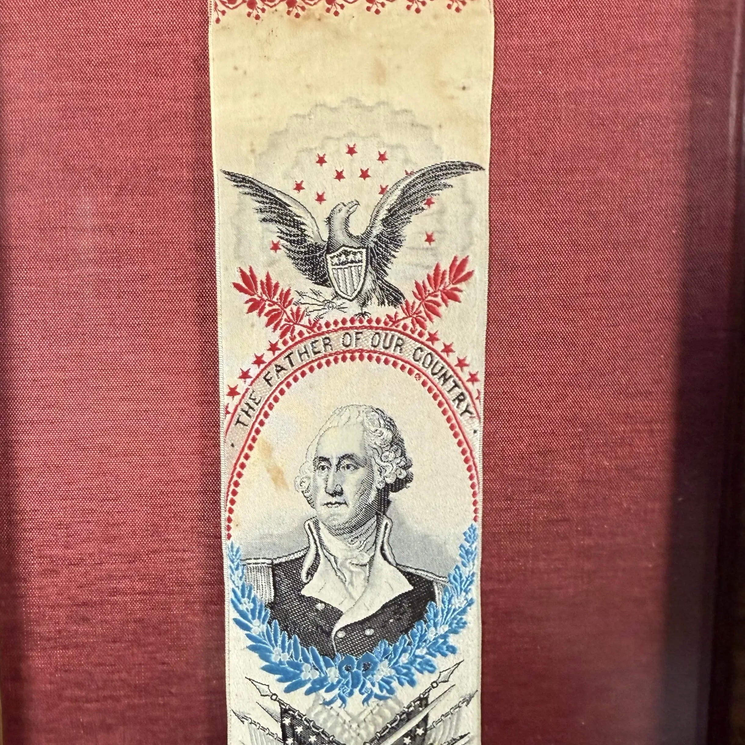 Washington Bookmarks George Washington Silk Bookmark – The History List