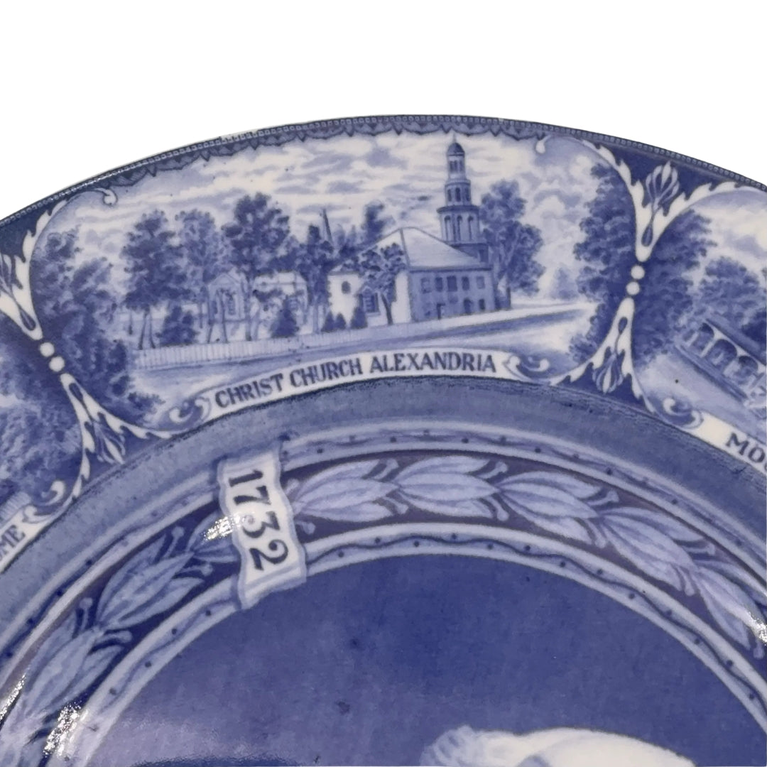 George Washington Bi-Centennial Memorial Plate — 1732 - 1932 — Lamberton Scammell