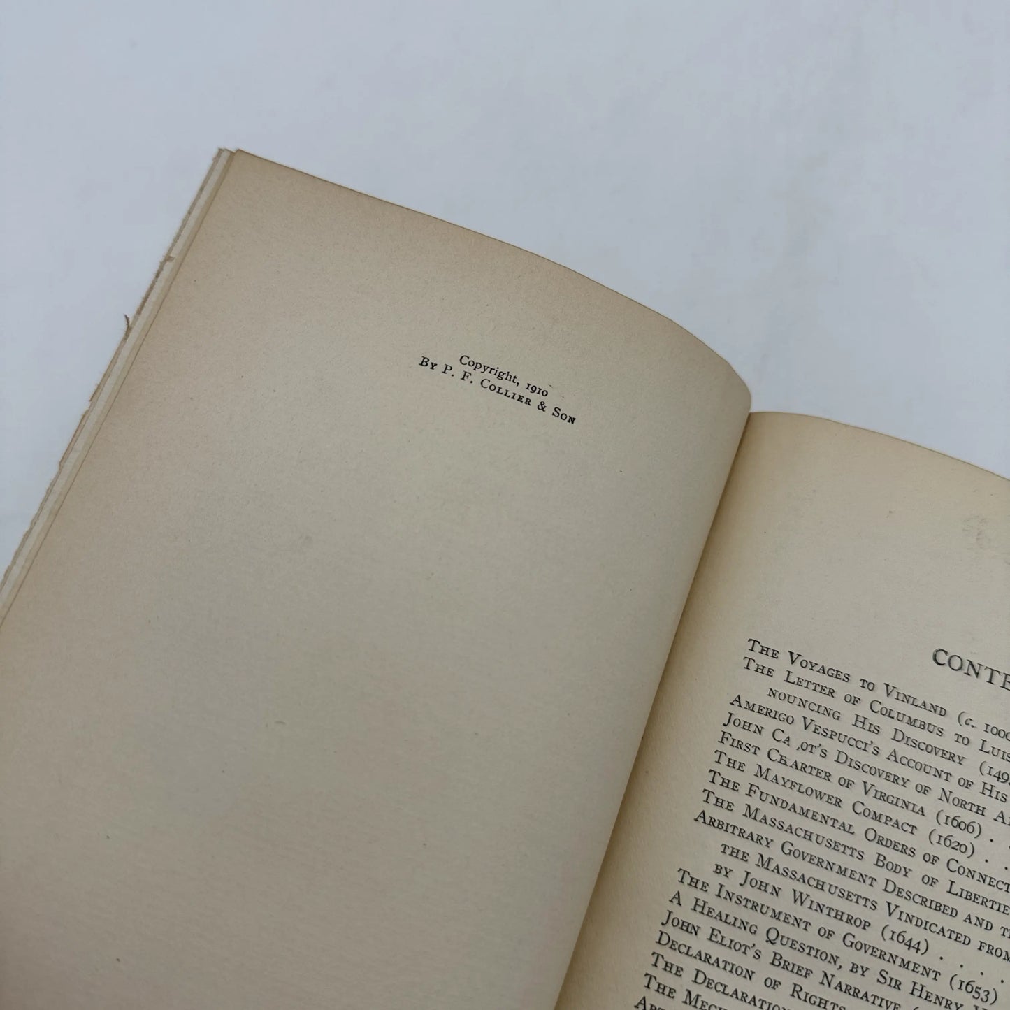 The Harvard Classics: American Historical Documents — Volume 43 — Edited by Charles W. Eliot