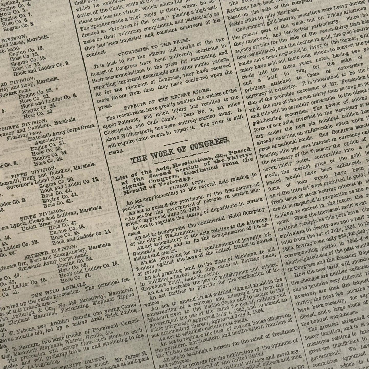 The New York Herald reporting capture of Rebel General Early — March 6, 1866