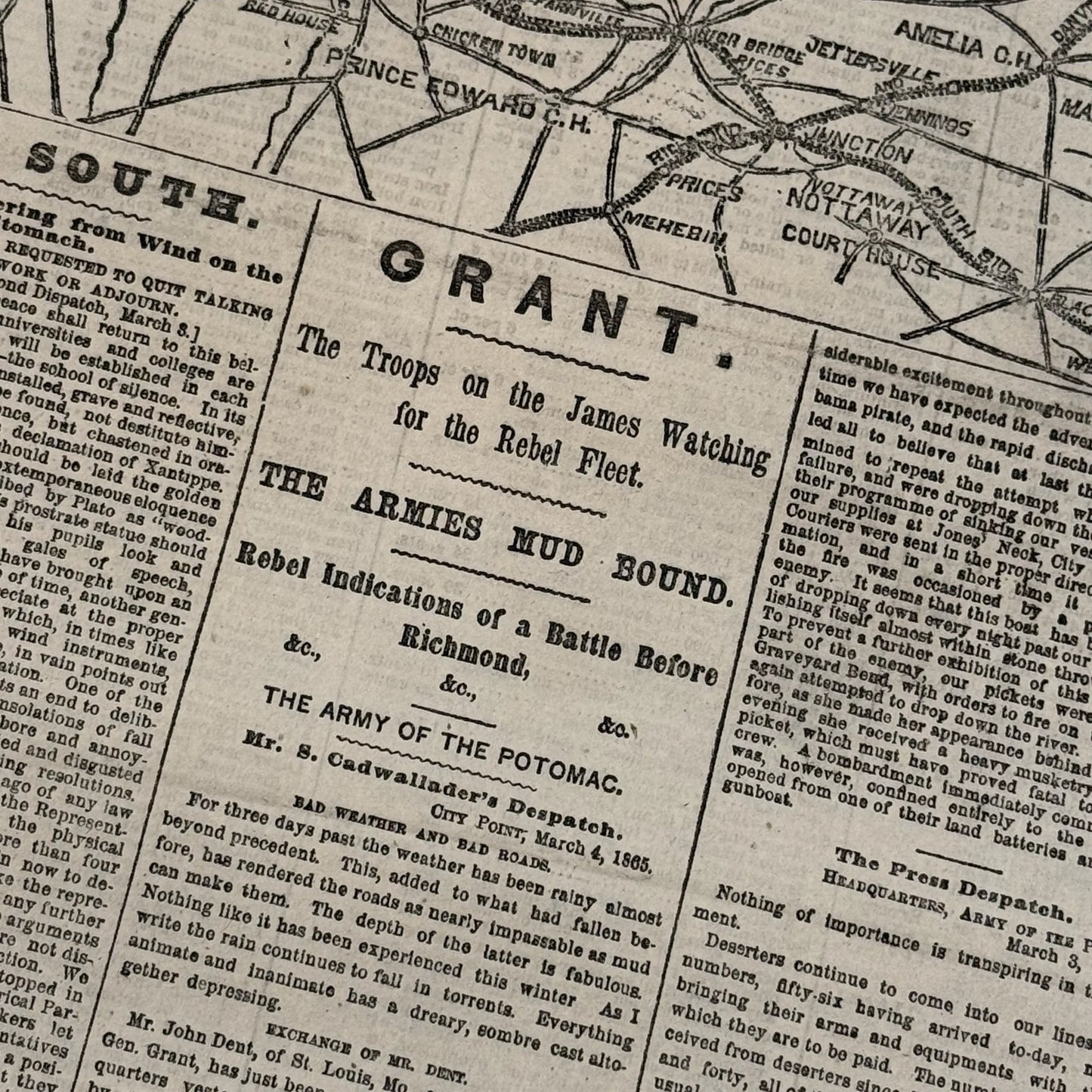 The New York Herald reporting capture of Rebel General Early — March 6, 1866