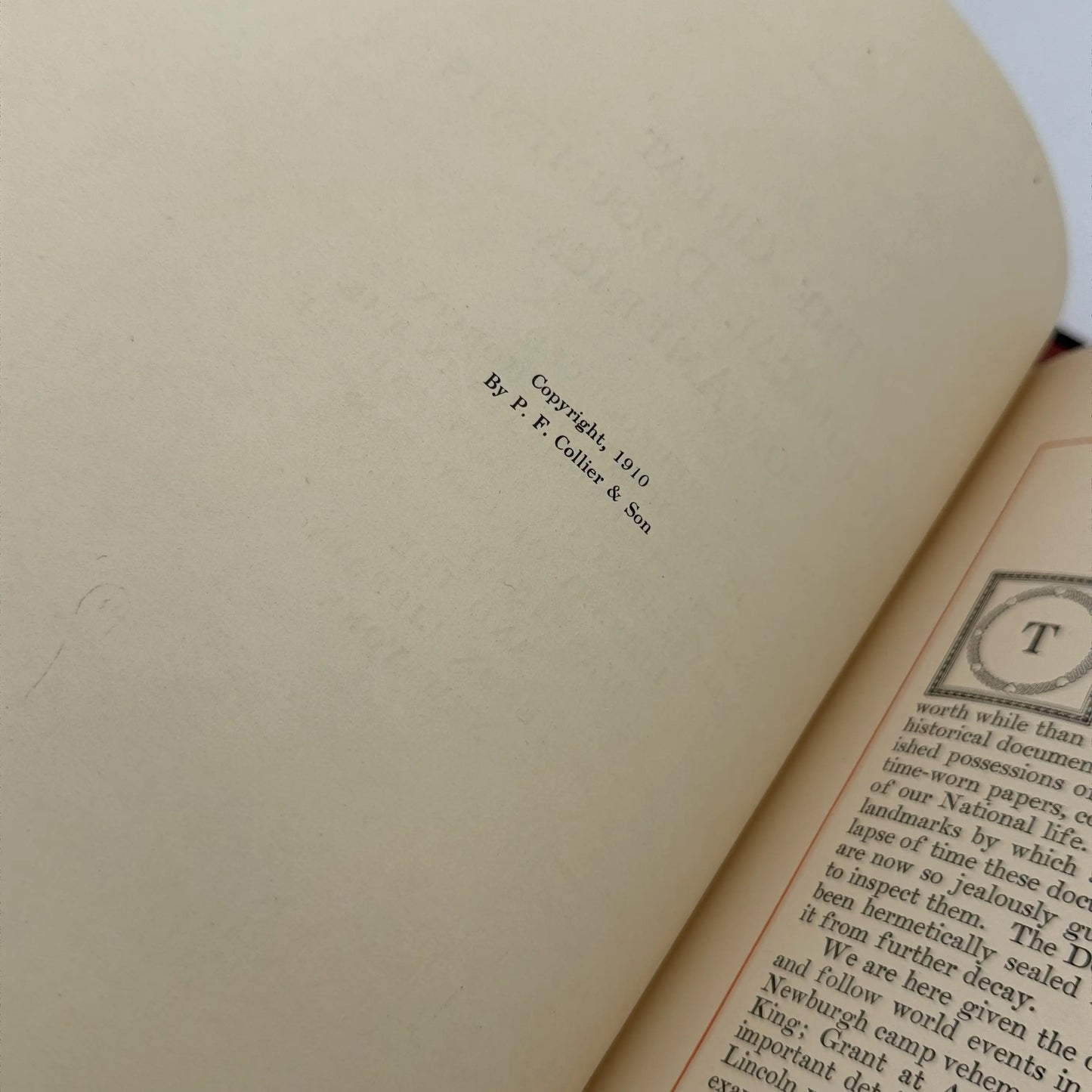 “The Great Historical Documents of America” Portfolio — 1910