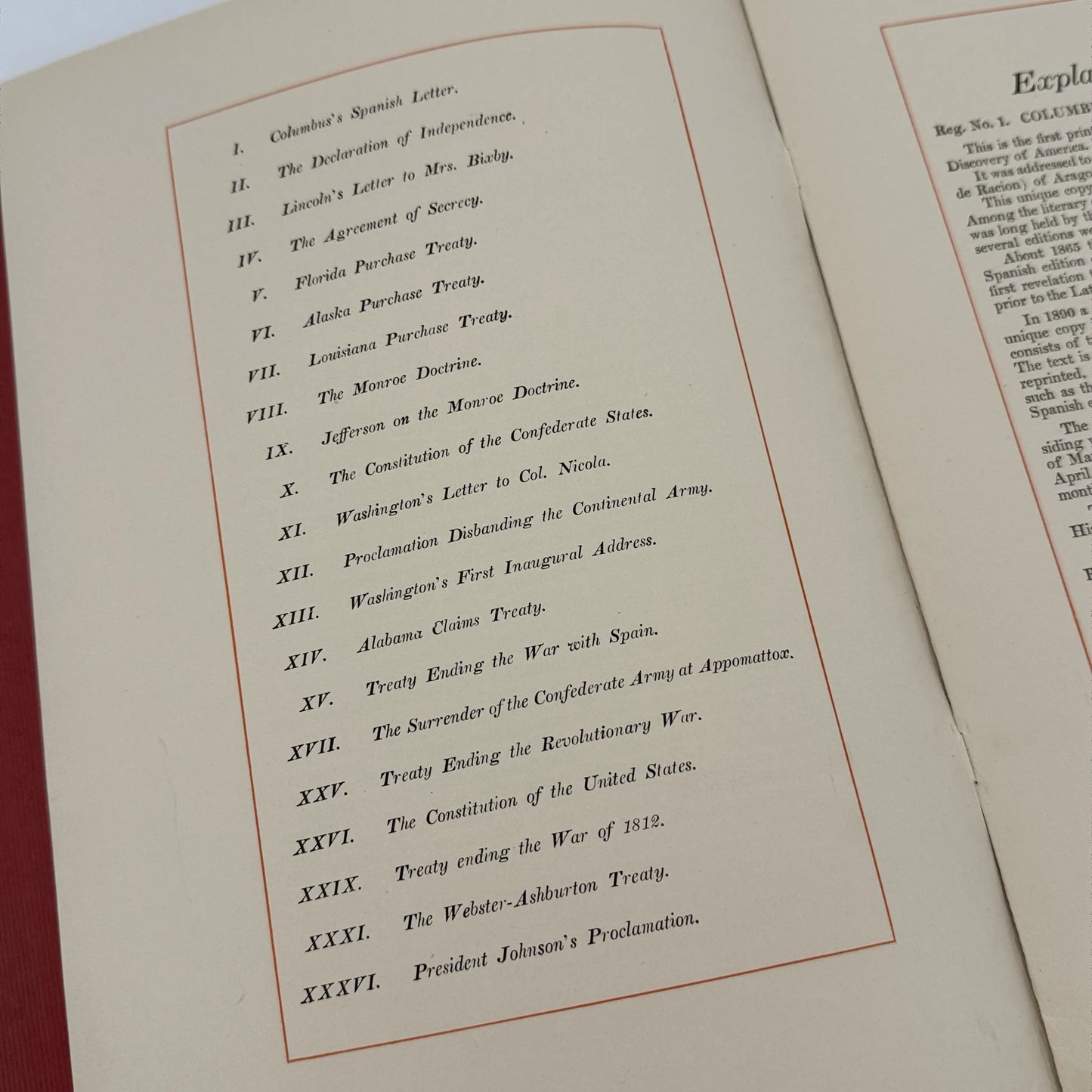 “The Great Historical Documents of America” Portfolio — 1910