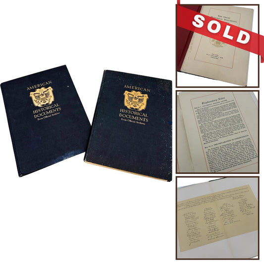 “The Great Historical Documents of America” Portfolio — 1910