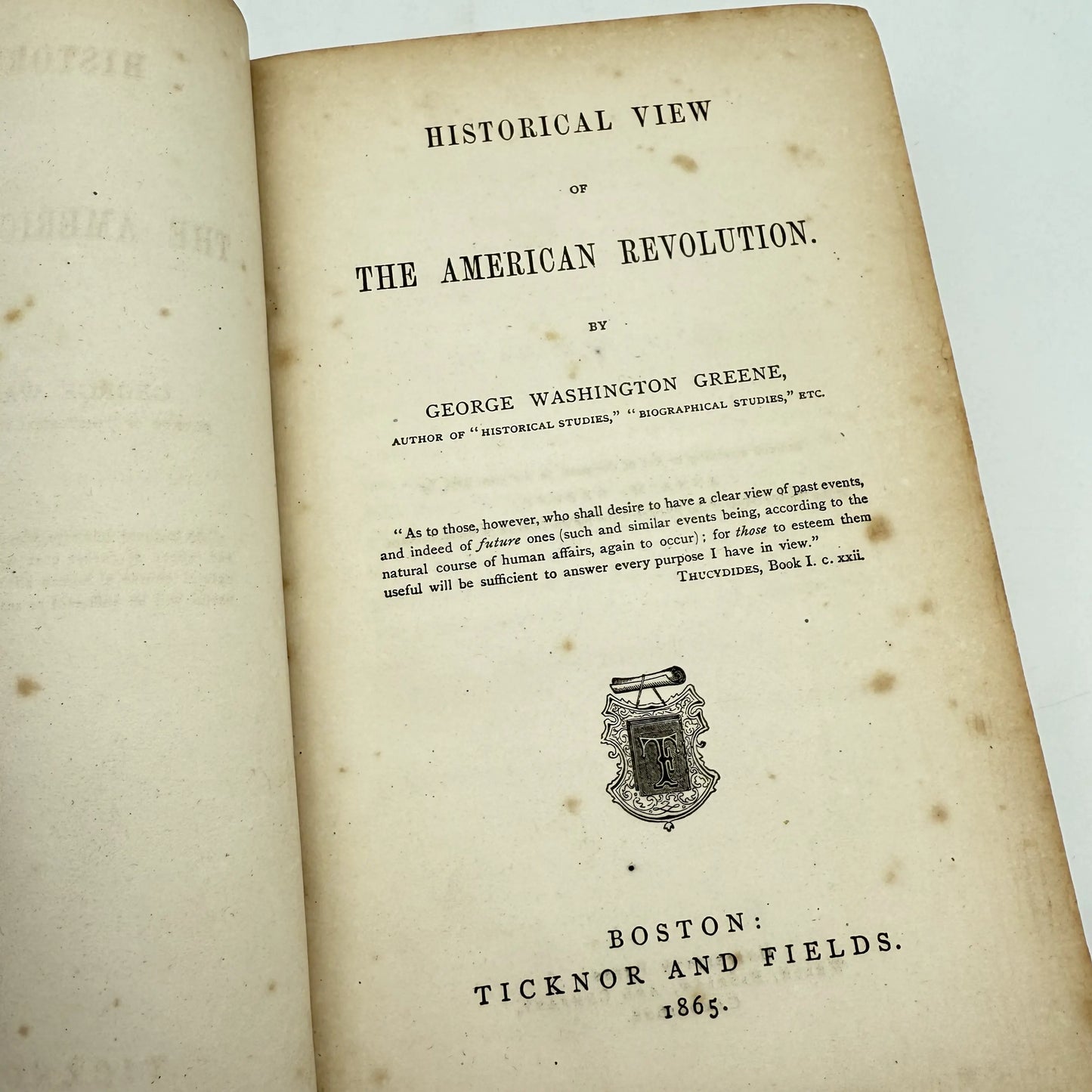 Four publications on the Revolutionary War — Published 1856 - 1923