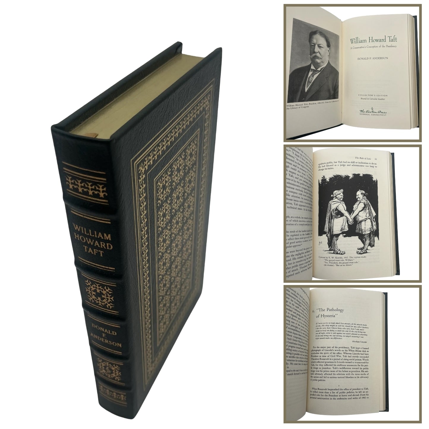 "William Howard Taft" by Donald F. Anderson - Leather-bound, gilt-edged Easton Press edition