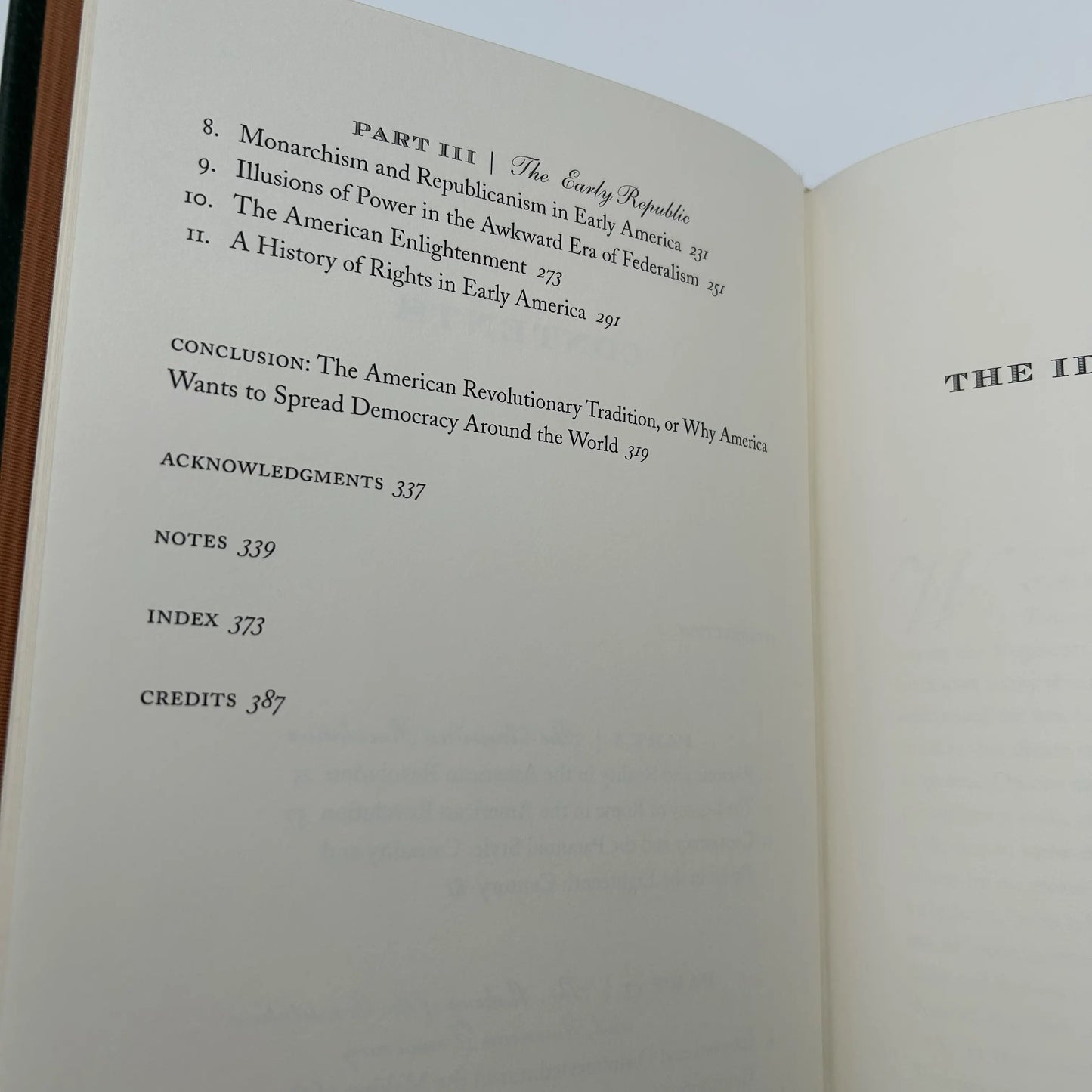 "The Idea of America" Signed by Gordon S. Wood - Leather-bound, gilt-edged Easton Press edition